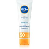 Nivea SUN Sensitiv zaščitna krema za obraz za občutljivo kožo SPF 50 50 ml | Shoptok.si