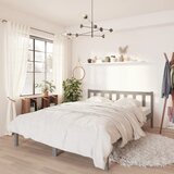 Furnova Posteljni okvir siv iz trdne borovine 150x200 cm, (21940602) Cene