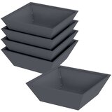  Vrtna saksija 5 pcs Antracit 50 x 50 x 15 cm Čelična vrata | Eponuda.ba