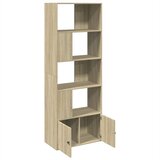  Regal za knjige boja hrasta 70x36x189 cm od konstruiranog drva Slike