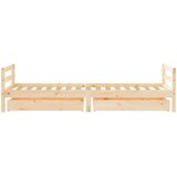  Okvir za dječji krevet s ladicama 80 x 200 cm masivna borovina | Eponuda.com