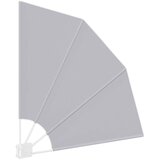  Zaslon za privatnost na balkonu 115 x 115 cm Poliester Siva | shoptok.hr