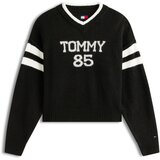 Tommy Jeans Pulover '85' crna / bijela Cijene