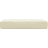 vidaXL Paletni podni jastuk od tkanine 60 x 60 x 8 cm krem | shoptok.hr