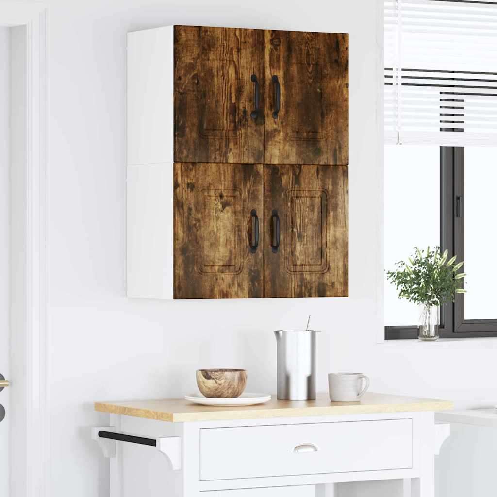  Zidni kuhinjski ormarić 2 pcs Dimljeni hrast 60 x 31 x 40 cm | shoptok.hr