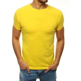 DStreet T-shirt męski bez nadruku żółty | shoptok.hr