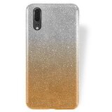 Nillkin silikonski ovitek z bleščicami bling 2v1 za samsung galaxy A22 A225 lte - srebrno zlat | Shoptok.si