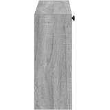  Ormar za cipele na zidu DELFT 71 x 17 x 43 cm Konstruirano drvo - Siva Sonoma | shoptok.hr