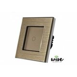 Wise wifi + RF prekidac (naizmenicni) alu panel, 1 taster krem WPRF032 Cene