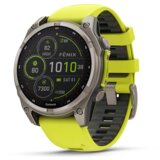 Garmin Pametni sat FENIX 8 Solar Sapphire Titanium Amp Yellow/Graphite | Eponuda.ba