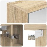  Kopalniška ogledalna omara Sonoma hrast 60 x 14,5 x 70 cm, (5000233127) | Shoptok.si