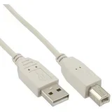 usb 2.0 a/b m usb kabl 1,8 m sivo