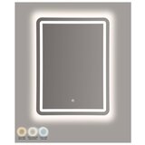 Mauro Ferretti Stensko ogledalo z lučjo 60x80 cm Simple – | Shoptok.si