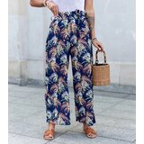 UR/CEO Navy wide pleated women's pants Sijam | shoptok.hr