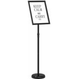  Stalci za sajmove Crna 25 x 25 x 125 cm Aluminij | shoptok.hr
