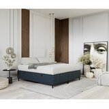 Maison de Rêve Tamno plavi tapecirani bračni krevet s prostorom za odlaganje 180x200 cm Tate – | shoptok.hr