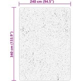  Tepih HUARTE kratkih vlakana mekani i perivi bež 240x340 cm | shoptok.hr