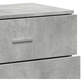  Komoda 2 kosa betonsko siva 60x39x80 cm inženirski les | Shoptok.si