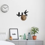 Lessentiel Maison zidna vešalica Kuslar WSH-020, 2 Kukice, Crna | ePonuda.com