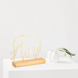 Atelier Del Sofa dekorativna figura elephant - gold, 32x30x4 cm Cene