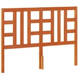 vidaXL Vzglavje voščeno rjava 150 cm trdna borovina | Shoptok.si