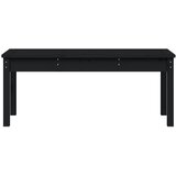  Vrtna klupa crna 109x44x45 cm od masivne borovine | shoptok.hr