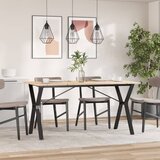 Blagovaonski stol Y-oblika 160x80x75 cm od borovine i čelik | shoptok.hr