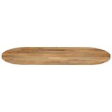 Stolna ploča 100 x 40 x 2,5 cm ovalna od masivnog drva manga | shoptok.hr