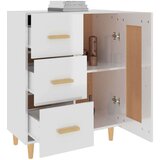  Komoda sjajna bijela 69 5x34x90 cm od konstruiranog drva | shoptok.hr