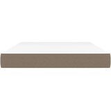  Vzmetnica z žepkasto vzmetjo taupe 140x190x20 cm blago | Shoptok.si