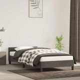 Maison Chic Posteljni okvir - Enojna postelja - Postelja za odrasle brez vzmetnice temno siv 90x190 cm žamet-J7917, (21766001) | Shoptok.si