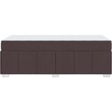  Krevetna konstrukcija Tamno smeđa 80 x 200 cm tkanina | shoptok.hr