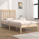 Maison Chic Posteljni okvir - Enojna postelja - Postelja za odrasle iz trdne borovine 100x200 cm-J8617, (21765323) | Shoptok.si