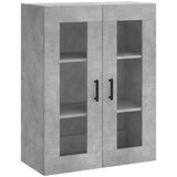  Visoka komoda siva betona 69,5x34x180 cm od konstruiranog drva | shoptok.hr