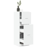vidaXL Lekarniška omara bela 40x41x118 cm inženirski les Cene