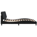  Okvir za krevet bez madraca crni 160x200 cm baršunasti | shoptok.hr