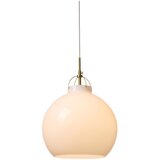 Halo Design 748068 - Visilica na sajli TOSCANA 1xE27/40W/230V prečnik 36 cm krem./mesing | Eponuda.com