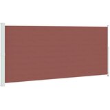  Uvlačiva bočna tenda za terasu 220 x 500 cm smeđa | shoptok.hr