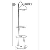 Opviq podna lampa sorti 941RTN1380 | ePonuda.com