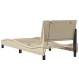  Okvir za krevet bez madraca Hanko krem 90x190cm od tkanine | shoptok.hr