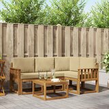  Set vanjskih sofa 5 kom. Prirodna i bež | shoptok.hr