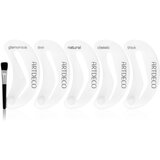 Artdeco Eye Brow Stencils With Brush Applicator 5 šablon za oblikovanje obrvi in čopič 5 ks za ženske | Shoptok.si