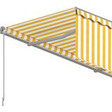 Tenda na ručno uvlačenje s roletom 3 x 2,5 m žuto-bijela | Eponuda.com