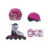 Senhai roler pw-116a dalmatinac rozi set pvc abec5 xs(26-29) Cene