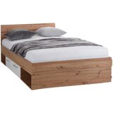 Modern Living Postelja Box, Bela, Barva Hrasta, 140x200 Cene