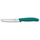 Nazobčan nož 11cm / 6.7834.C1 / zelen / inox, PP, (5000267784)