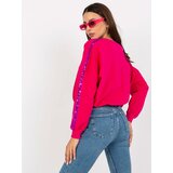 RUE PARIS Sweatshirt-RV-BL-8067.88-fuchsia | Shoptok.si
