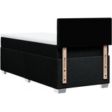  Box spring krevet s madracem crni 80 x 200 cm od tkanine | shoptok.hr