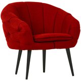 Pure Home Lifestyle fotelj, temno rdeča tekstil Cene