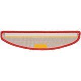  Prostirke za stepenice 15 kom 56x17x3 cm crvene poluokrugle | shoptok.hr